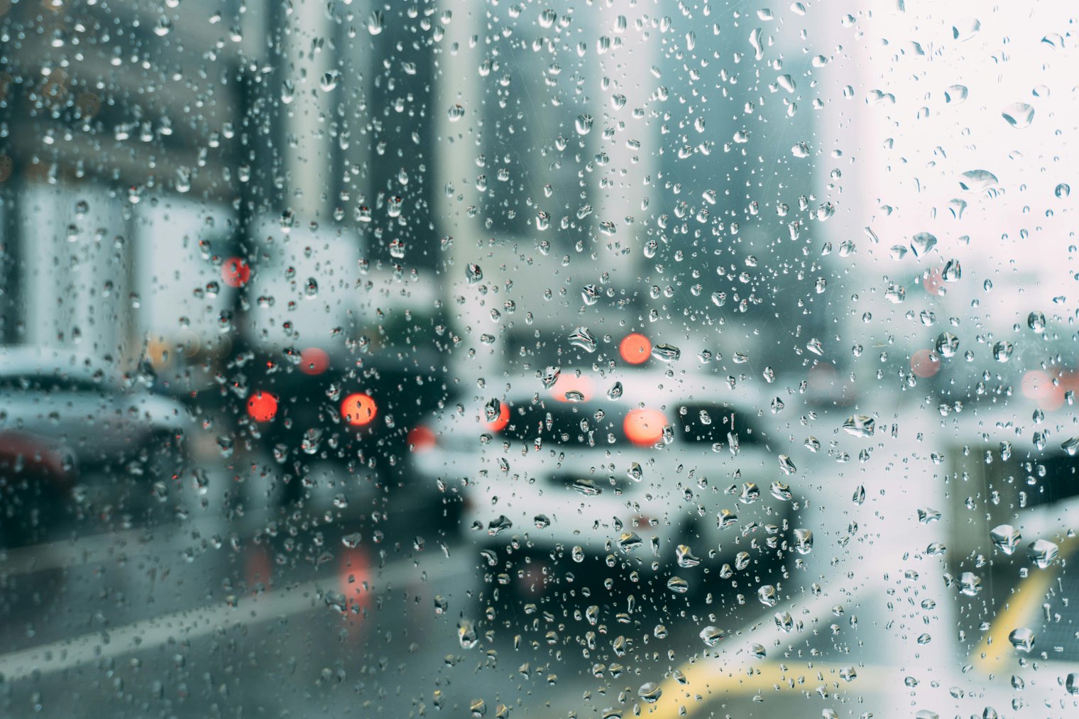 Sitting by the Window on a Rainy Afternoon, Watching the Drops Slide Down the Glass