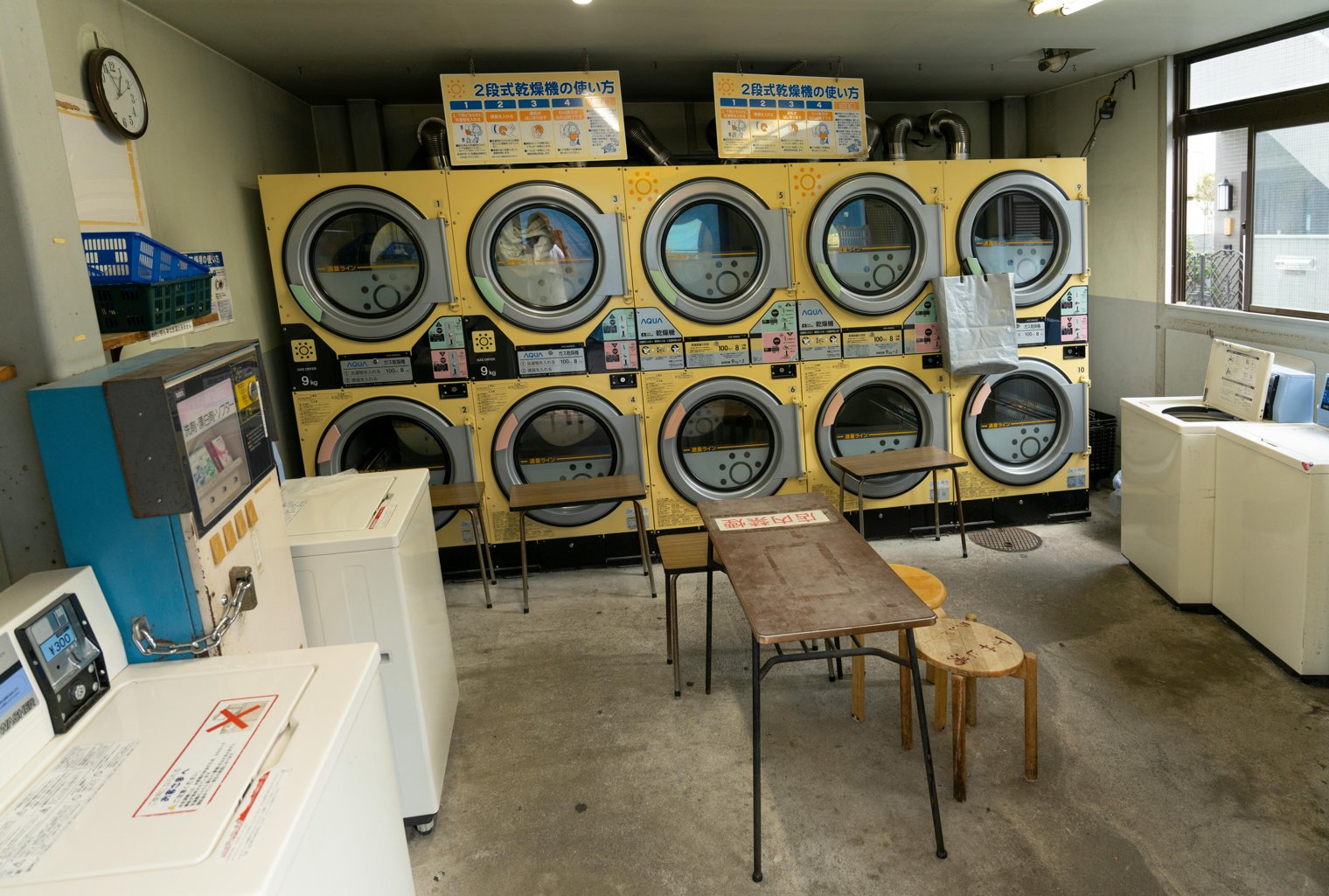 Spending the Day at a Coin-Operated Laundromat