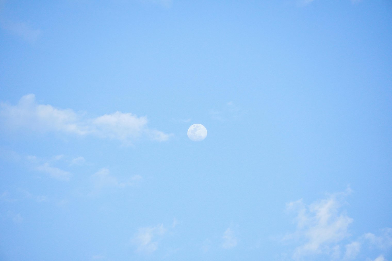 Staring at the Full Moon From Your Bedroom Window Late at Night