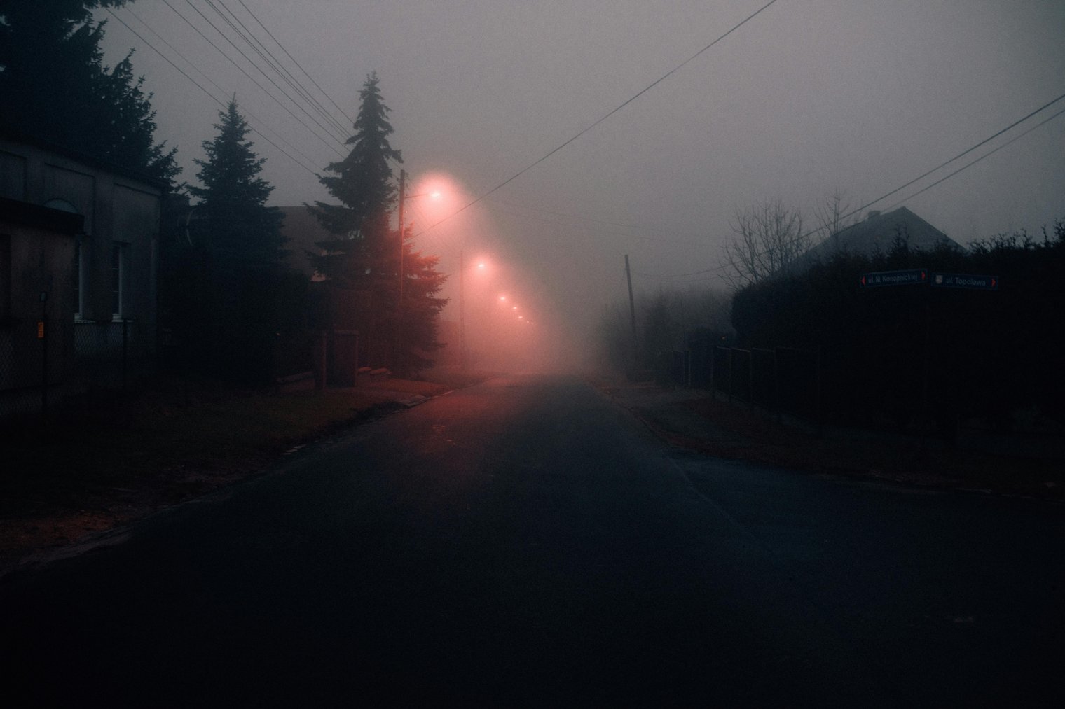 Strolling Through a Quiet Village at Dusk, The Lanterns Flickering in the Evening Breeze