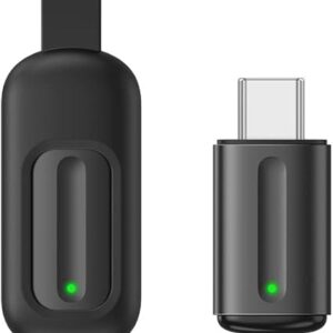 Universal Remote Control Adapter for Smartphone All in One Remote Control for TV/AC/DVD Compatible with Samsung, Sony, Panasonic, Sharp, LG and More.(Black,Type C Plug for Android)