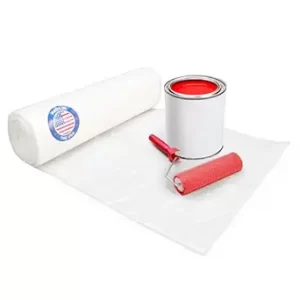 Plastic Sheeting 4 mil, 4' x 50' (200 sq.ft.) - Thick Semi-Clear Plastic Sheeting for Painting, Constructionm, Drop Cloth - Heavy Duty Plastic Sheeting - LDPE Film Roll by IDL Packaging