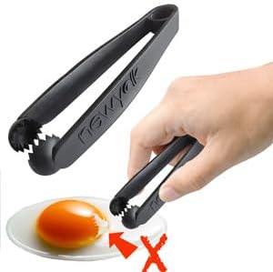 The Egg Tool: Egg Chalaza Membrane removal kitchen tong, Eggshell fragment Removal Utensil, Essential Kitchen Tool for Chefs and Bakers, Food Competitions.