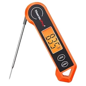 ThermoPro TP19H Digital Meat Thermometer for Cooking with Ambidextrous Backlit and Motion Sensing Kitchen Cooking Food Thermometer for BBQ Grill Smoker Oil Fry Candy Instant Read Thermometer