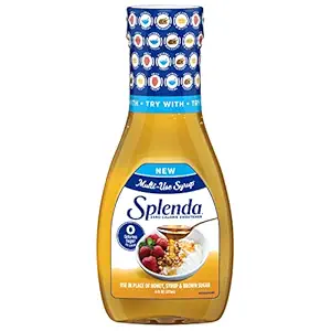 Splenda Multi-Use Allulose Syrup, Zero Calorie, Sugar Free Substitute for Maple Syrup, Honey, Agave and Brown Sugar, 8oz Bottle