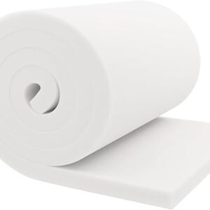 GoTo Foam 1" Height x 24" Width x 72" Length 44ILD (Firm) Upholstery Cushion Made in USA