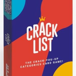 SAVANA Crack List - The Crack-You-Up Categories Card Game | 2+ Players | Quick and Hilarious Game for Kids, Teens and Adults | Family Board Games