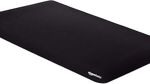 Amazon Basics Large Extended Computer Rectangular Mouse Pad, 16.7 x 35.7 inch, Black