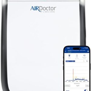 AIRDOCTOR 3500i SMART Air Purifier for Living Rooms & Bedrooms. 3 Stage Filtration with Pre-Filter, UltraHEPA, Carbon/VOC. Captures Particles 100x Smaller Than HEPA Standard