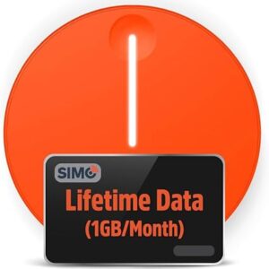 SIMO Solis Lite 4G LTE Mobile Hotspot, Portable WiFi for Travel in 140+ Countries, No SIM Card, No Contract Required, Multi-Carrier Network Wireless Access Point, 10 Devices, 1GB/Month Lifetime Data