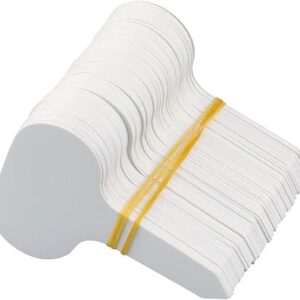 KINGLAKE 50 Pcs Thick Plastic Plant T-Type Tags 6" Large Nursery Garden Labels
