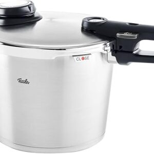 Fissler Vitavit Premium Pressure Cooker with Steamer Insert, 6.3 Quart