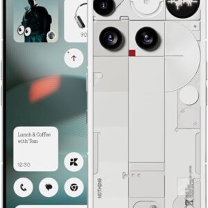 Nothing Phone (3) Cell Phone, 2025 New 5G Unlocked Phones 512GB, Android 15, Snapdragon 8s Gen4, AI Mobile Phones with Four 50MP Cameras & AMOLED Display, 5150mAh, Glyph Interface, Smartphone White