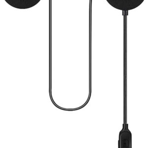 Motorcycle Helmet Bluetooth Headset,Outdoor Headset,Waterproof Sports Headset,Speakers Hands Free,Music Call Control,Automatic answering,60 Hours Playing time High Sound System