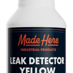 Leak Detector Yellow - Fast Acting, All-Purpose Leak Detection for High & Low Temperature Applications in Gas & C02 Systems (32 oz) (Packaging May Vary)