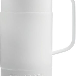 Pelican Hydration Pelican Ridge™ 18 oz Vacuum Insulated Tumbler - Recycled Stainless Steel Double Wall Travel with Dual Lid, Powder Coated Insulated Coffee Mug For Hot Cold Drinks, Bright White