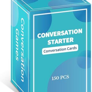 Poen Conversation Cards Games Deeper Talk Deck Conversation Starters Relationship Building Questions Games Team Building Activities for Office Meetings and Workplace (Conversation Starter)