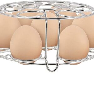 Stainless Steel Egg Steamer Rack,Stackable Steamer Trays 2 Pack Combo for Eggs and Food. Food Stainless Rack for Instant Pot, Pressure Cooker, Boiling Pot(2 Pcs)