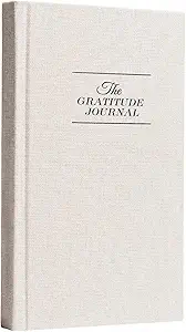 The Gratitude Journal for More Happiness, Optimism, Affirmation & Reflection - An Effective Manifestation Guide Journal, Undated Daily Journals for Women & Men (Beige)