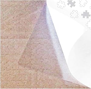 Extra Large Clear Puzzle Glue Sheets Puzzle Saver Peel and Stick - Preserve 1000 Piece Puzzles in Minutes
