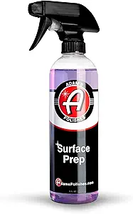 Adam's Polishes Surface Prep (16oz) - A Surface Cleanser Spray for Auto Paint Prep to Apply Any Ceramic Coating, Car Wax, or Spray Sealant | Use After Clay Bar, Car Wash & Orbital Polisher Treatment