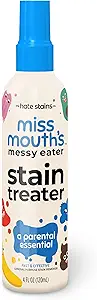 Miss Mouth's Messy Eater Stain Treater Spray - 4oz Stain Remover - Newborn & Baby Essentials - No Dry Cleaning Food, Grease, Coffee Off Laundry, Underwear, Fabric