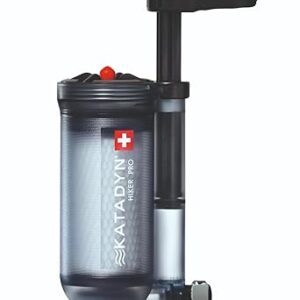 Katadyn Hiker Pro Hand Pump Water Filter for Backpacking, Camping, Emergency Survival