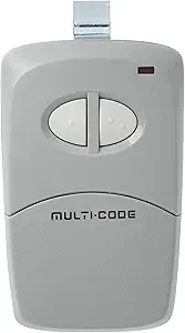 Linear MCS412001 Multi-Code 2-Channel Visor Transmitter, Original Version,Soft Gray