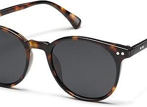 SOJOS Small Round Classic Polarized Sunglasses for Women Men Vintage Style UV400 Lens MAY SJ2113