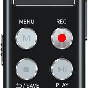 64GB Digital Voice Recorder with Playback: Voice Activated Recorders for Lectures Meetings Interviews - EVISTR Dictaphone Recording Device Tape Recorder Portable Mini, Audio Recorder with USB, MP3