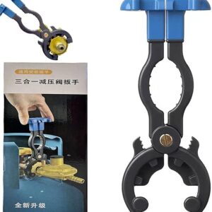 Multifunctional Valve Wrench, Effortlessly Jobs Gas Tank Valves with 3-in-1 Multifunctional Adjustable Wrench