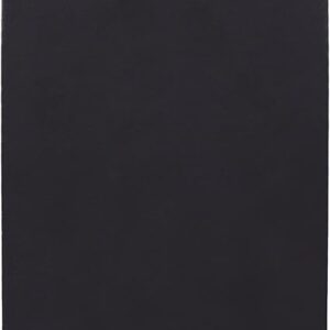 Amazon Basics Art Sketch Book, L Size 5.25" x 8.25", 72 Sheets, Sketch Pads for Drawing, Black
