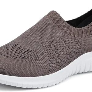 konhill Women's Slip On Sneakers Non Slip Walking Shoes Breathable Mesh Work Casual Lightweight Tennis Workout Shoes