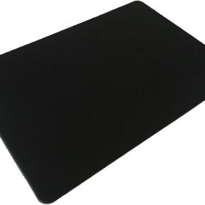 Superior Black Close-up Magic Pad, Non-Slip Grip Table Mat for Card Tricks and Coin Illusions - 11 by 16 Inches