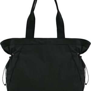 ODODOS 18L Side-Cinch Shopper Bags Lightweight Shoulder Bag Tote Handbag for Shopping Workout Beach Travel