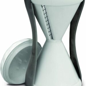 Veggetti Veggie Slicer, Dual Stainless Steel Blade Vegetable Cutter for Thick or Thin Noodle, Works with Zucchini, Squash, Cucumbers, Carrots, and more, 2.76"L x 2.76"W x 6.32"H, White