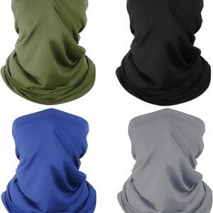 Neck Gaiter Bandana Face Mask: Sun Cooling Scarf Gator Cover Head for Men Women