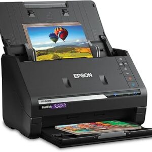 Epson FastFoto FF-680W Wireless High-Speed Photo and Document Scanning System, Black