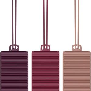 Travelon Set of 3 Silicone Privacy Luggage Tags