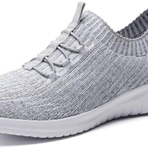 konhill Women's Comfortable Walking Shoes - Tennis Athletic Casual Slip on Sneakers