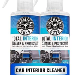 Chemical Guys Total Interior Cleaner and Protectant, Safe for Cars, Trucks, SUVs, Jeeps, Motorcycles, RVs & More, 16 fl oz, (2 Pack) SPI2201602
