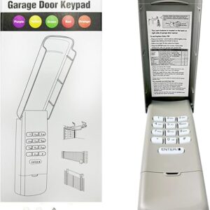 Universal Garage Door Opener Keypad for Liftmaster Chamberlain Craftsman Wayne Dalton Openers Produced since 1993, Wireless Keypad Keyless Entry, Replaces 877/878MAX 377/977/877/66LM,Safe Security+2.0