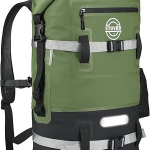 STOVER 5/10/25/30/40/55L Waterproof Backpack- Floating Dry Bag for Kayaking, Travel, Beach, Hiking, & Camping, Men/Women