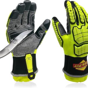 Heavy-duty Rescue Extrication Glove EN388:2016 Certification, Super Dexterity and Ultra Durability