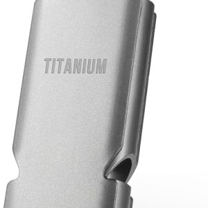 Titanium Emergency Survival Whistle Lifeguard Safety Whistle for Outdoor Camping Hiking-Loud Whistle up to 120~130db