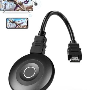 Wireless Display Adapter, 4K HDMI Airplay Adapter Miracast Dongle, 2.4G/5G No Delay Screen Mirroring Video Audio Streaming Form iOS Android Windows MacOS Phone Tablet Laptop to HDTV Monitor Projector