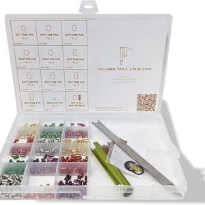 Premium Schlage Rekey Kit Compatible with 50 Master Pins | Schlage Rekeying Kit with Seal-Tight Plastic Box | Lock Pinning Kit Compatible with 50 Bottom, 50 Top Pins and 50 Spring