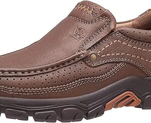CAMEL CROWN Mens Loafers Slip On Loafer Leather Casual Walking Shoes Comfortable for Work Office Dress Outdoor