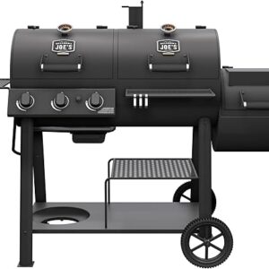 Oklahoma Joe's Canyon Combo Charcoal and Gas Smoker & Grill, Black - 24203004