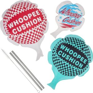 POPLAY 3 Packs Whoopee Cushions, Fart Prank for Novelty Party Favors Kids and Adults Fart Pillow Novelty Gifts